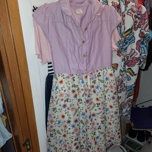 Purple flower dress
